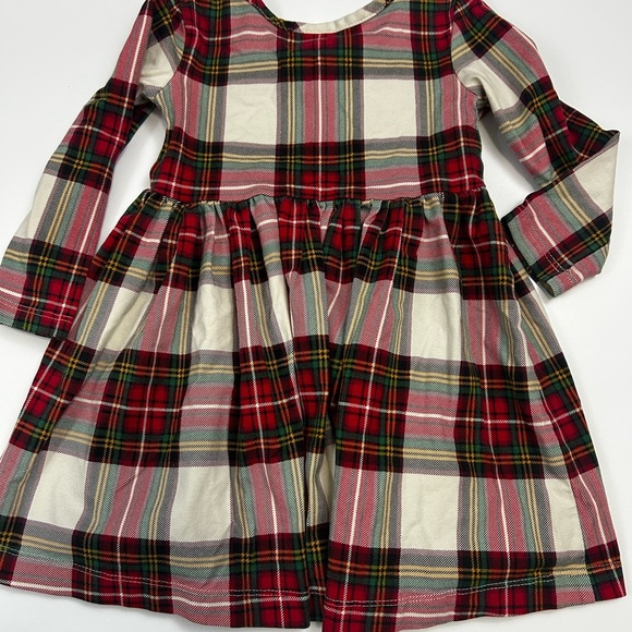 Hanna Andersson Red and Green Plaid Kids Dress - Picture 4 of 5